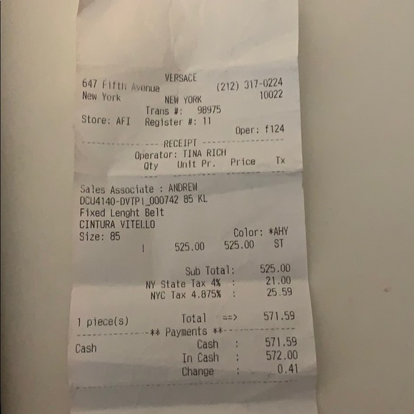 Versace belt - Picture 6 of 6